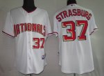 Baseball Jerseys washington nationals 37# strasburg white