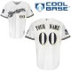 customize mlb milwaukee brewers jersey white home cool base 40th