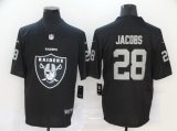Football Las Vegas Raiders #28 Josh Jacobs Black Logo Stitched Vapor Untouchable Limited Jersey