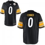 Youth NFL Pittsburgh Steelers #0 James Conner Nike Black 2017 Draft Pick Game Jersey