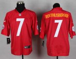 nike nfl pittsburgh steelers #7 roethlisberger elite red jerseys