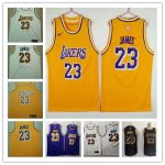 2018-2019 New Basketball Los Angeles Lakers #23 LeBron James Swingman Jersey