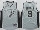 NBA Jersey San Antonio Spurs #9 Tony Parker Grey Alternate Stitc