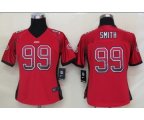 nike women nfl san francisco 49ers #99 smith red [Elite drift fa