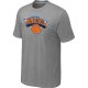nba new york knicks big & tall primary logo L.grey T-Shirt