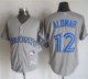 mlb jerseys toronto blue jays #12 Alomar Grey New Cool Base Sti