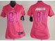 nike women nfl detroit lions #81 calvin johnson pink jerseys