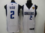 Basketball Jerseys Dallas Mavericks #2 Jason Kidd white[2011 fin