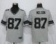 Men NFL Green Bay Packers #87 Jordy Nelson Nike Grey Gridiron Gray II Limited Jersey
