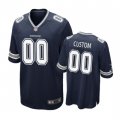 Dallas Cowboys #00 Custom Navy Nike Game Jersey - Men's
