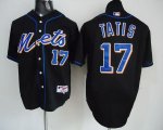 Baseball Jerseys new york mets #17 tatis black[tatis]W