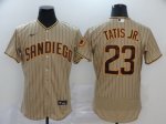 Men's San Diego Padres #23 Fernando Tatis Jr. New Khaki 2020 Stitched Baseball Jersey