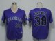 Baseball Jerseys colorado rockies #38 jimenez purple(cool base)