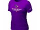 Women Houston Texans Purple T-Shirt