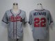 Baseball Jerseys atlanta braves #22 heyward grey(cool base)