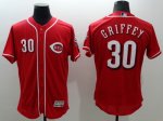 Men's MLB Cincinnati Reds #30 Ken Griffey Red Flexbase Authentic Collection Jersey