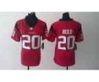 nike women nfl houston texans #20 ed reed red jerseys