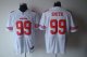nike nfl san francisco 49ers #99 smith elite white jerseys