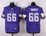 nike minnesota vikings #66 yankey purple elite jerseys