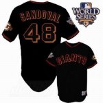 2010 world series patch san francisco giants #48 pablo sandoval