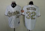 mlb baltimore orioles #32 wieters white jerseys [number camo]
