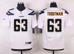 nike san diego chargers #63 troutman white elite jerseys