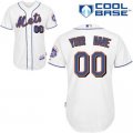 customize mlb new york mets jersey white 2010 home cool base bas