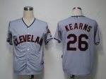 MLB Jerseys Cleveland Indians 26 Kearns Grey Cool Base