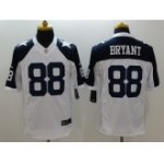 nike nfl dallas cowboys #88 dez bryant white thanksgiving limited jerseys
