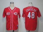 Baseball Jerseys cincinnati reds #48 cordero red(cool base)