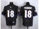 Nike Baltimore ravens #18 Breshad Perriman elite black jerseys