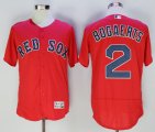 men mlb boston red sox #2 xander bogaerts red majestic flexbase authentic collection stitched baseball jersey