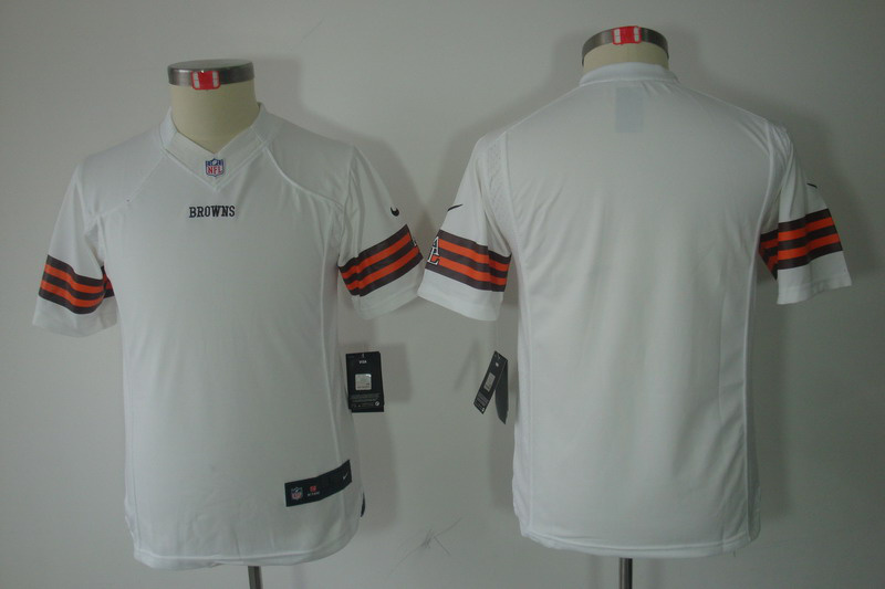 nike youth nfl cleveland browns blank white [nike limited]