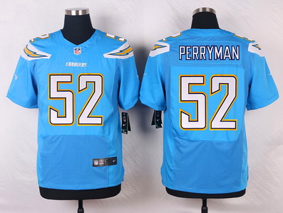 nike san diego chargers #52 perryman lt.blue elite jerseys