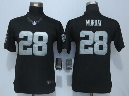Youth Nike Oakland Raiders #28 Latavius Murray Black jerseys