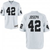 Youth Nike Raiders #42 Karl Joseph White Stitched NFL Game Jersey