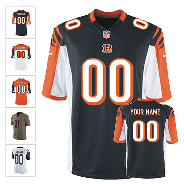 Custom Cincinnati Bengals Tame Any Player Name and Number Cheap Jerseys