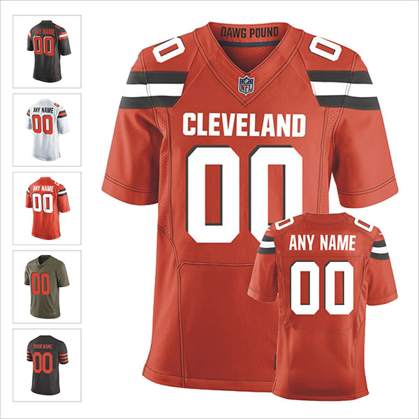 Custom Cleveland Browns Tame Any Player Name and Number Cheap Jerseys